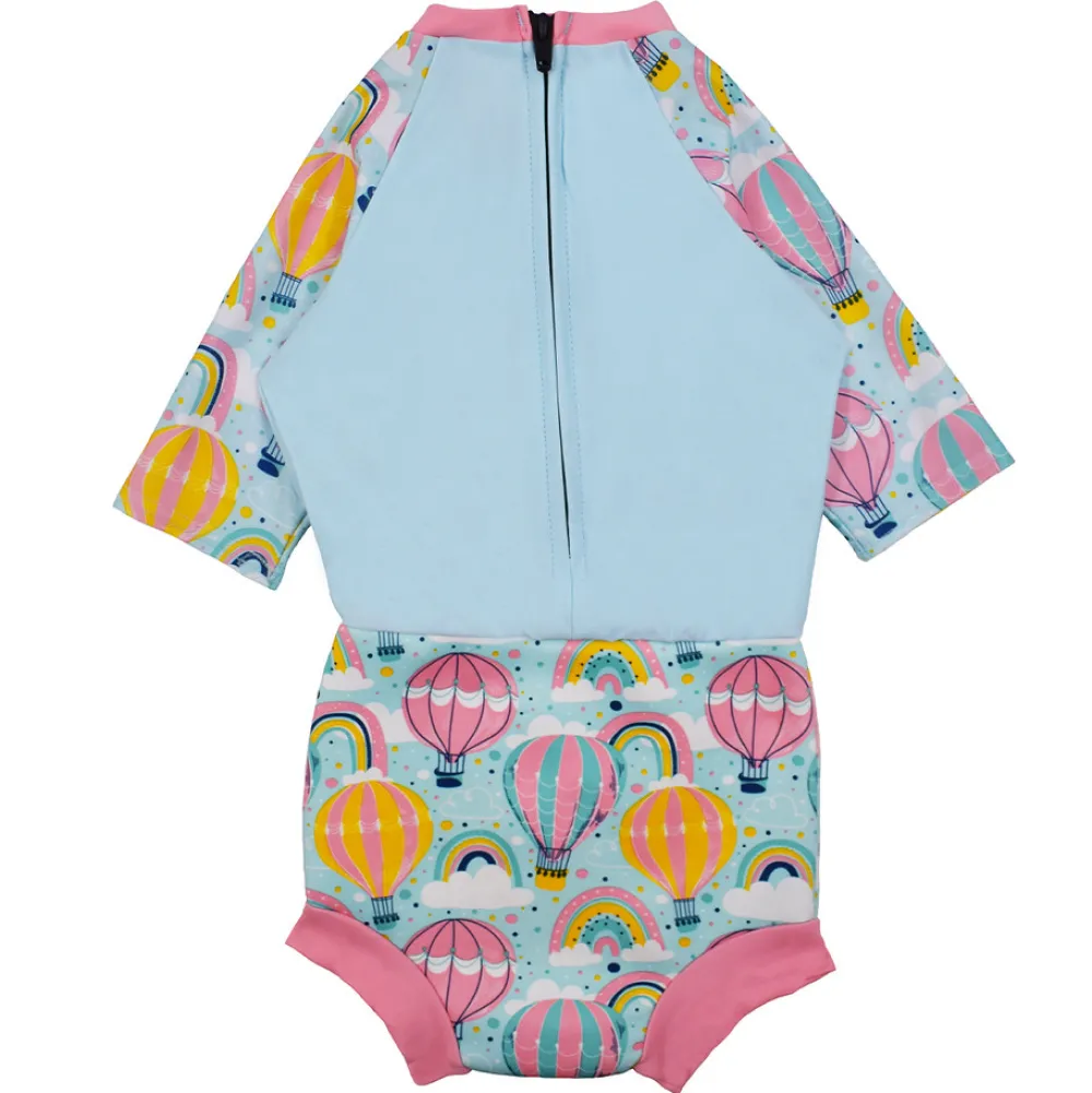 Splash About Happy nappy sunsuit - Up & Away Pink- Blebadebukser|Badedragter & Bikinier