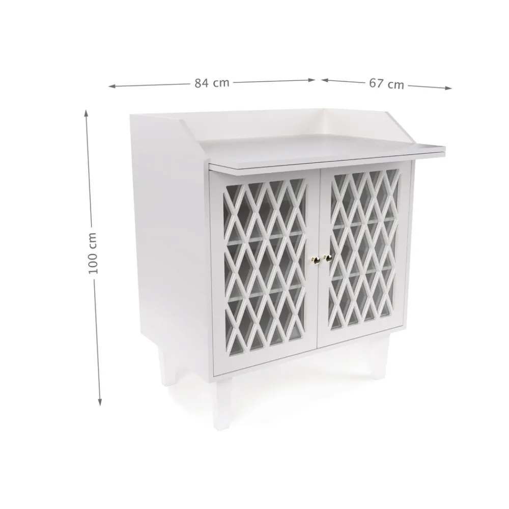 Cam Cam Copenhagen Harlequin Puslebord - Hvid-Børn Pusleborde|Pusleborde