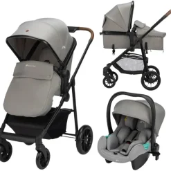 Bebeconfort Haze trio mineral gray- Kombivognspakker