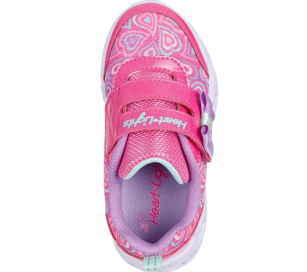 SKECHERS Heart lights boogie land - HPMT- Sneakers Med Blink|Sneakers Med Lys