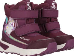 ZIG ZAG Hidol støvle WP / M Lys - Purple Pennant- Vinterstøvler|Sneakers Med Blink