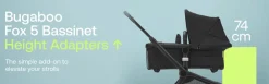 Bugaboo Højdeadapter til Fox 5 Liggedel- Liggedele Til Kombivogne|Autostolsadaptere