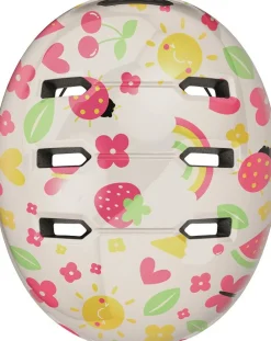 Abus Hjelm Skurb Kid, cream summer*, M- Cykelhjelme & Tilbehør|Cykelstole & Hjelme