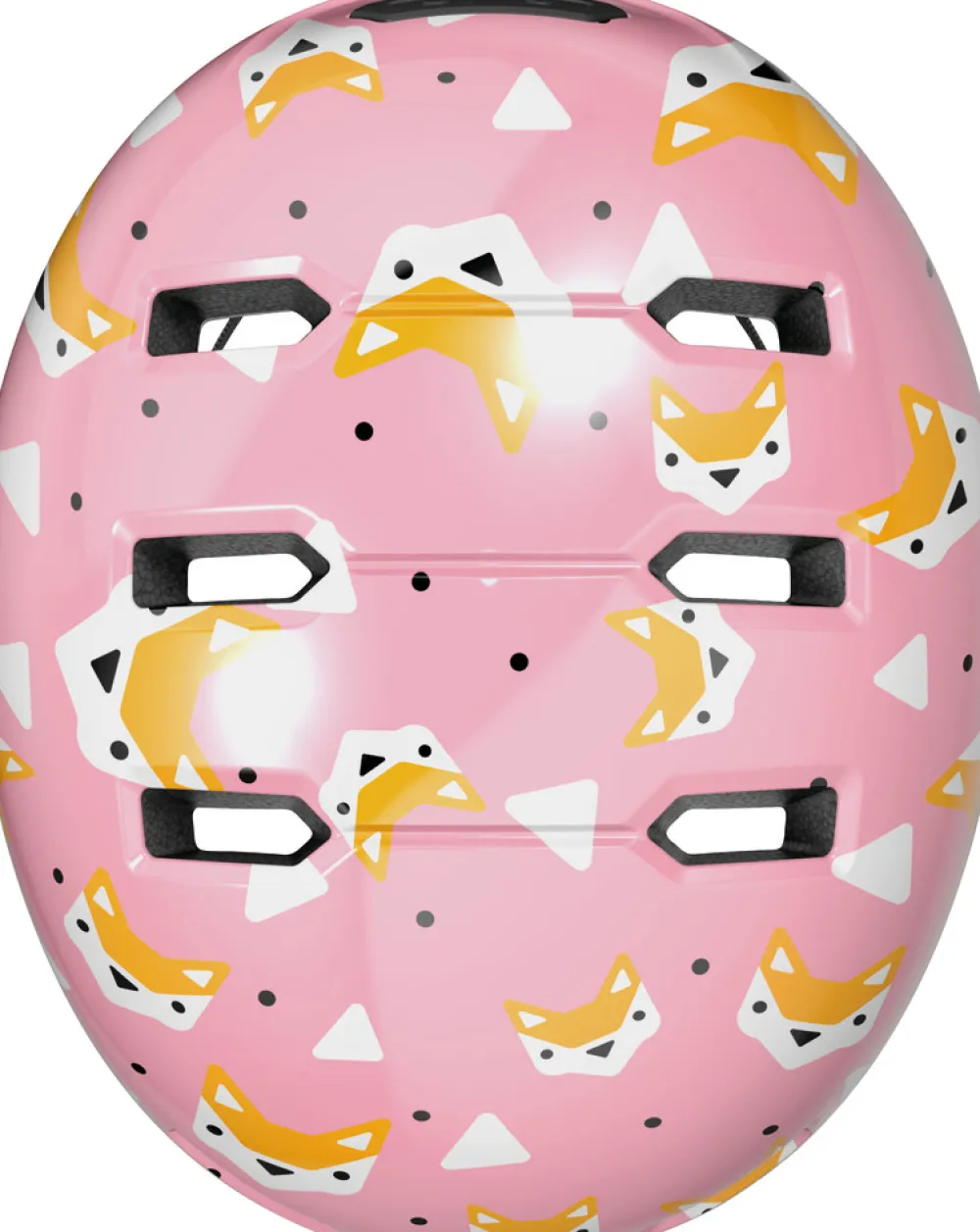 Abus Hjelm Skurb Kid, rose foxes, M- Cykelhjelme & Tilbehør|Cykelstole & Hjelme
