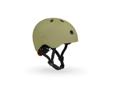 SCOOTRIDE Hjelm S-M Olive- Cykelhjelme & Tilbehør