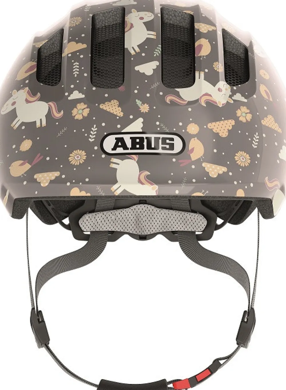 Abus Hjelm Smiley 3.0, grey horse, S- Cykelhjelme & Tilbehør|Cykelstole & Hjelme