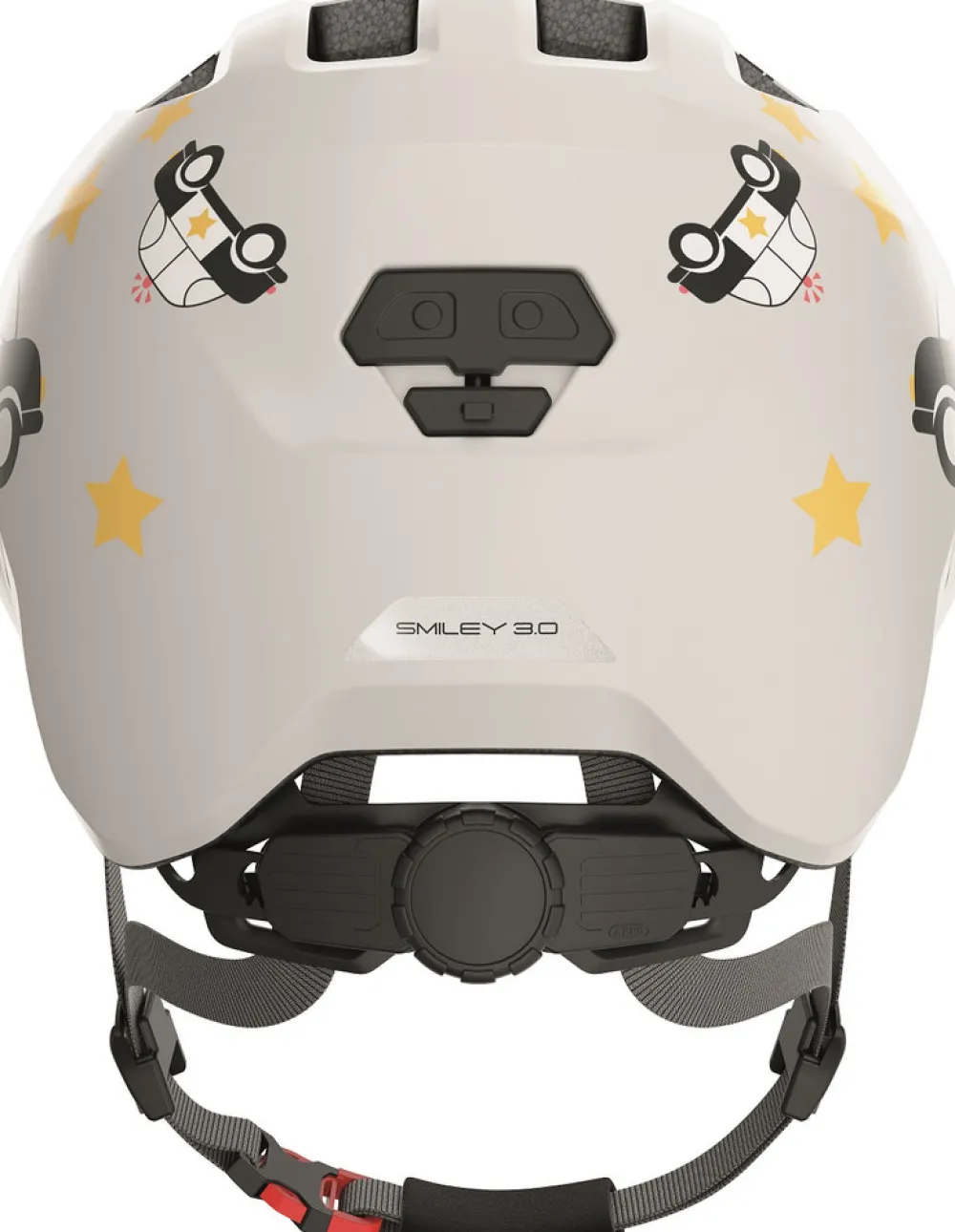 Abus Hjelm Smiley 3.0, grey police, S- Cykelhjelme & Tilbehør|Cykelstole & Hjelme