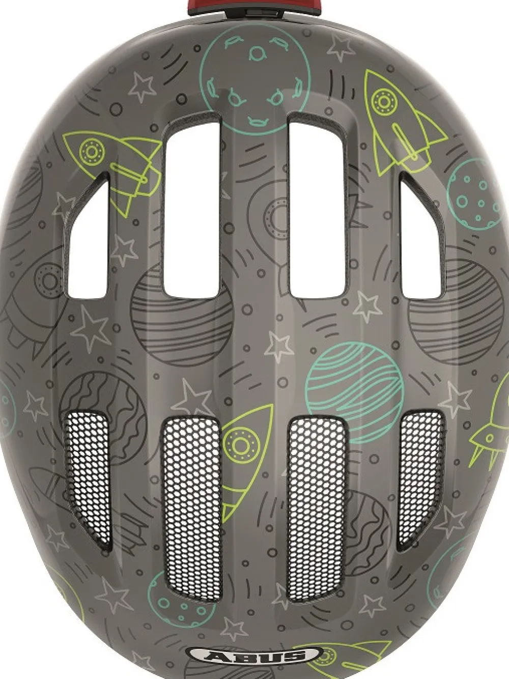 Abus Hjelm Smiley 3.0 LED, grey space*, M- Cykelhjelme & Tilbehør|Cykelstole & Hjelme