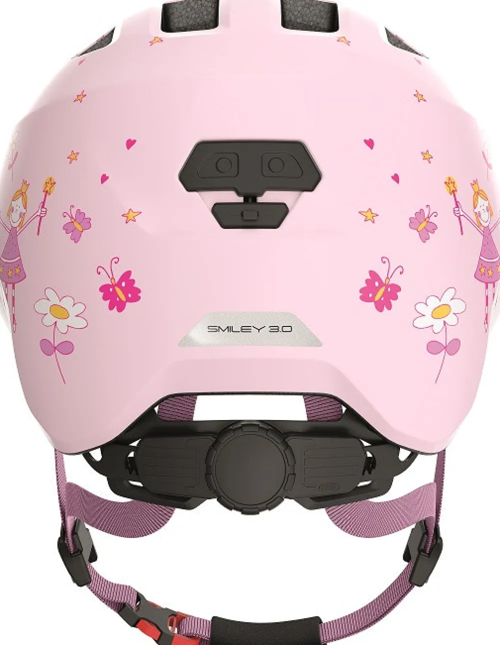 Abus Hjelm Smiley 3.0, rose princess, M- Cykelhjelme & Tilbehør|Cykelstole & Hjelme