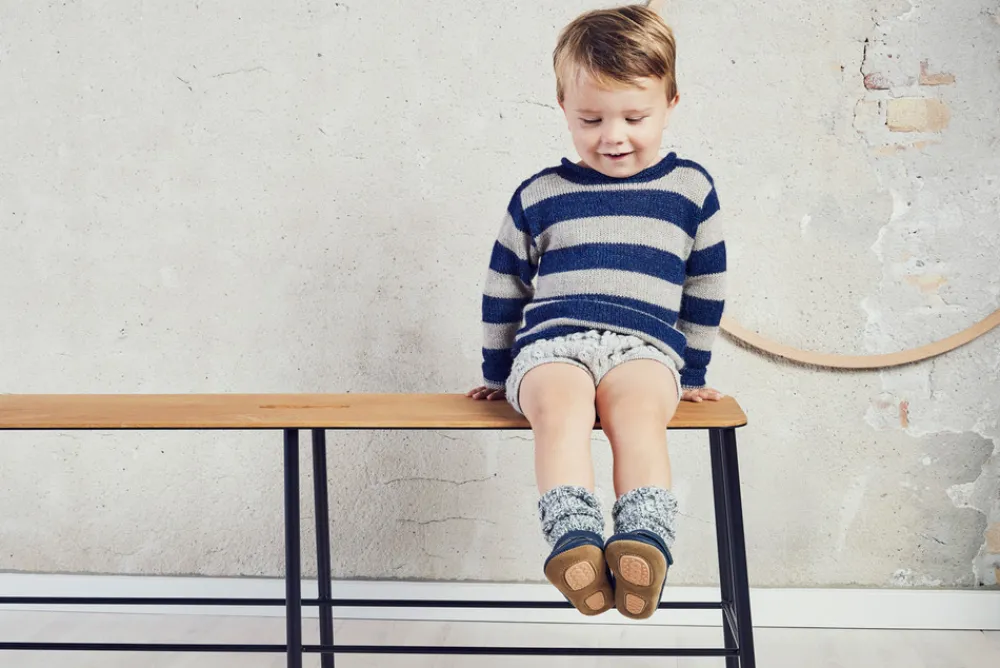 Bisgaard Hjemmesko, Velcro Star - 50 Black- Hjemmesko