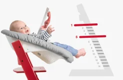 Tripp Trapp® Højstol bøg inkl. newborn sæt - natural-Børn Højstole Med Tilbehør