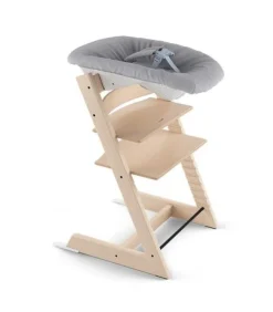 Tripp Trapp® Højstol bøg inkl. newborn sæt - hvid-Børn Højstole Med Tilbehør