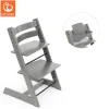 Tripp Trapp® Højstol inkl. babysæt - storm grå-Børn Højstole Med Tilbehør