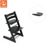Stokke® / Tripp Trapp® Højstol inkl. tray - sort/sort-Børn Højstole Med Tilbehør