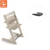 Stokke® / Tripp Trapp® Højstol inkl. tray - whitewash/sort-Børn Højstole Med Tilbehør