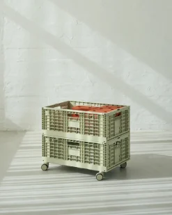 MODU Hjul til Opbevaringskasse - Dusty Green- Tumlemøbler