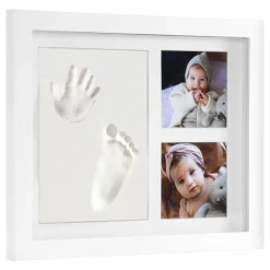 Vanilla COPENHAGEN Hånd & Fodaftryk sæt med billedramme- Hånd- & Fodaftryk