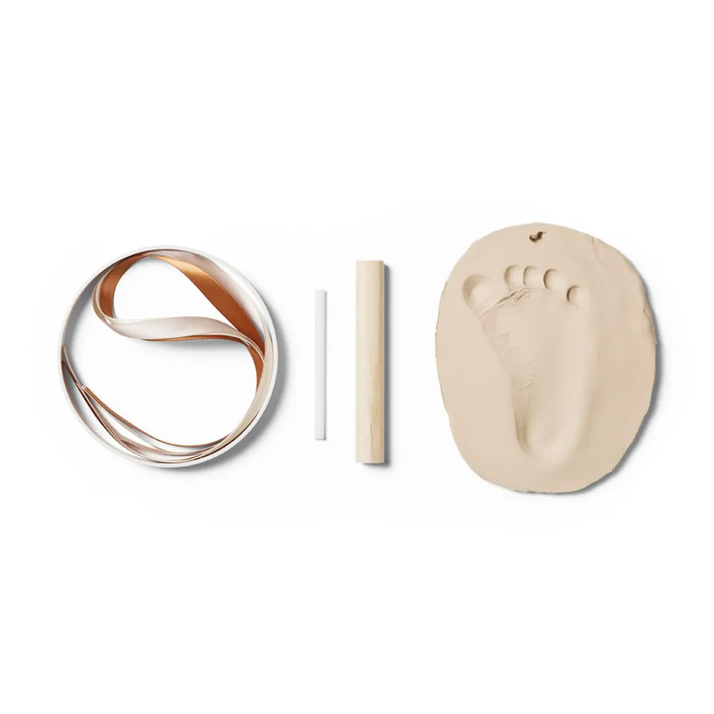 Vanilla COPENHAGEN Hånd og fodaftryk - Ler - Ophæng - Beige- Hånd- & Fodaftryk