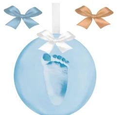Vanilla COPENHAGEN Hånd og fodaftryk - Ler - Ophæng - Blue- Hånd- & Fodaftryk