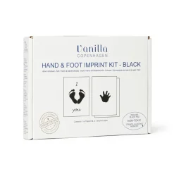 Vanilla COPENHAGEN Hånd og fodaftryk - Stempelsæt - Sort- Hånd- & Fodaftryk