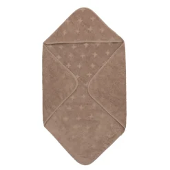 Müsli Håndklæde med hætte, 70 x 70 cm - Walnut-Børn Badeslag & Ponchoer