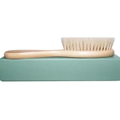 Oopsy Hårbørste med naturlig bløde gedehår og lotustræ- Plejeartikler Til Baby