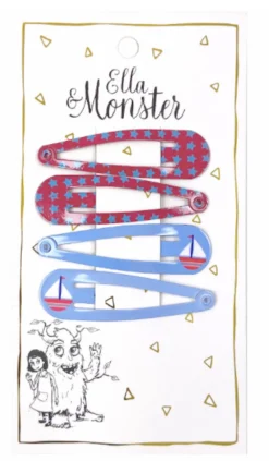 Ella & Monster Hårclips Boat Combi- Festtøj & Tilbehør