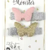 Ella & Monster Hårclips Glitter Butterfly- Festtøj & Tilbehør