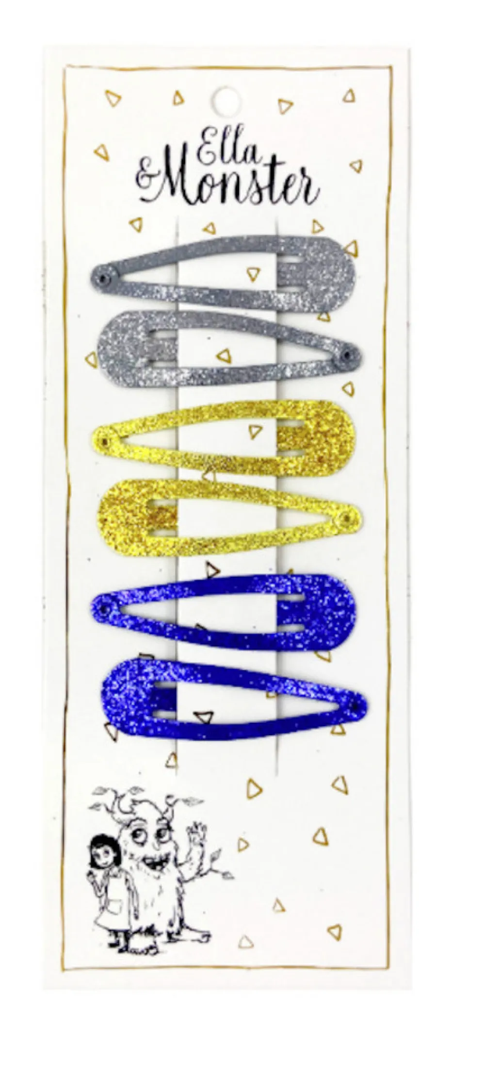 Ella & Monster Hårclips Glitter Clip Two- Festtøj & Tilbehør