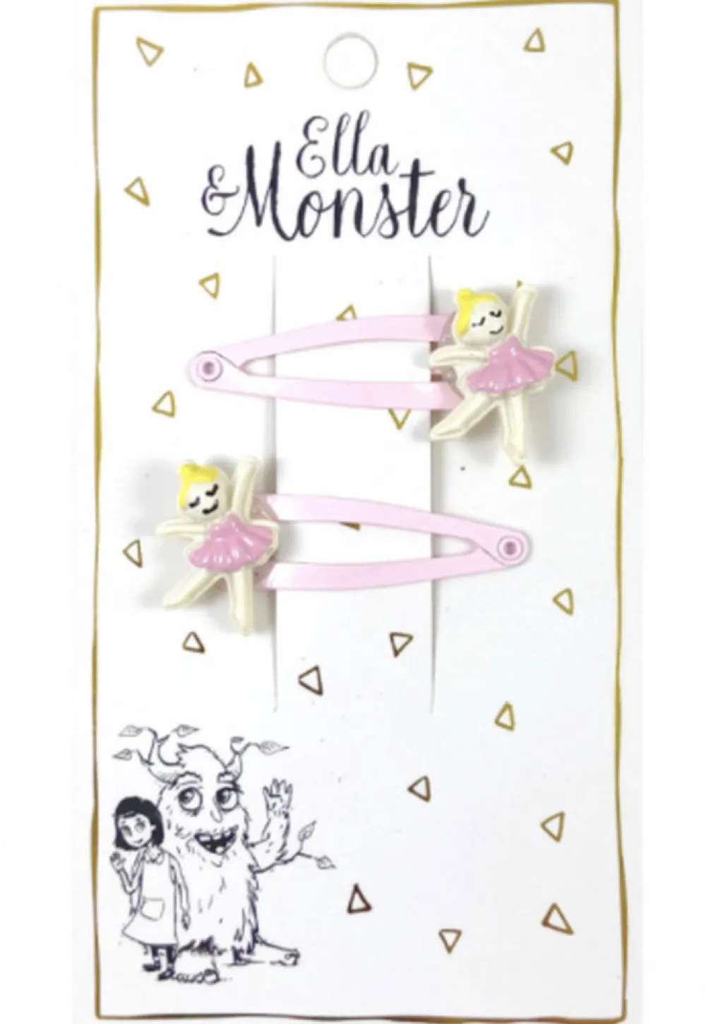 Ella & Monster Hårclips Pink Dancer- Festtøj & Tilbehør