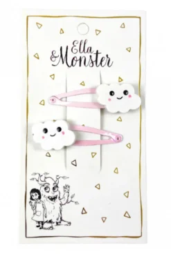 Ella & Monster Hårclips Pink Sky- Festtøj & Tilbehør