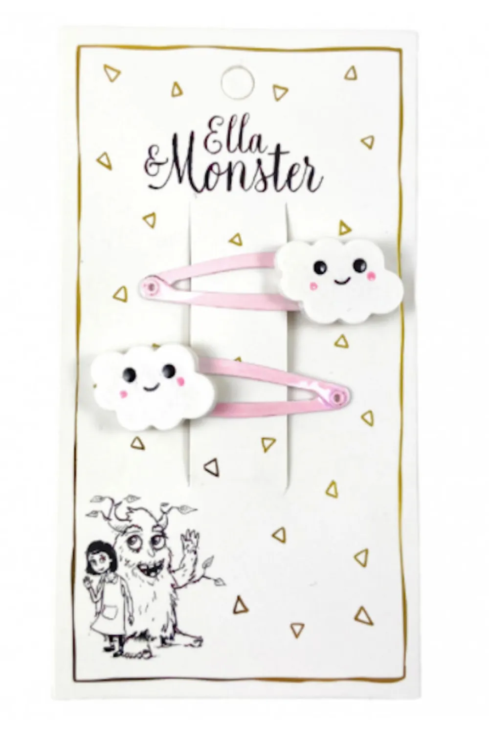 Ella & Monster Hårclips Pink Sky- Festtøj & Tilbehør