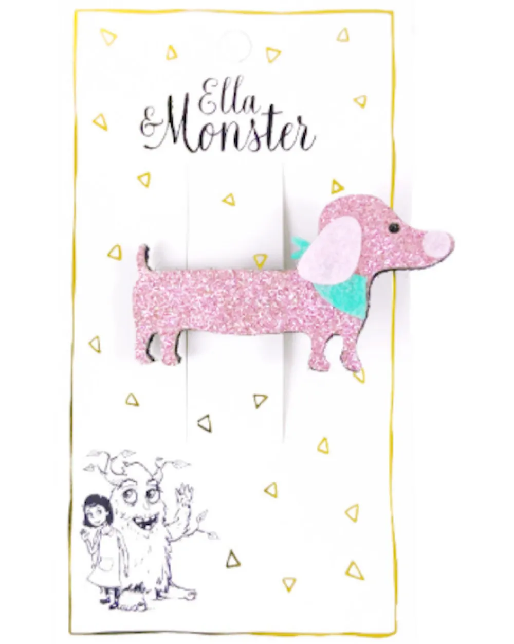 Ella & Monster Hårclips Royal Dog- Festtøj & Tilbehør