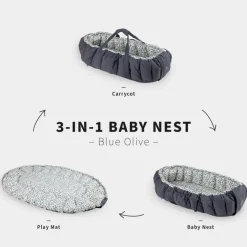 Sebra 3-i-1 Babylift - Blue Olive- Lifte