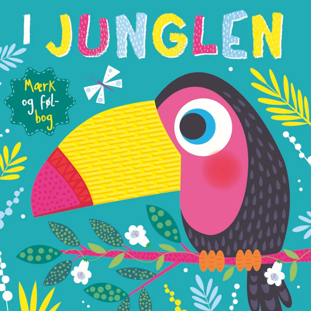 Alvilda I Junglen Mærk Og Føl-Bog- Røre- & Følebøger
