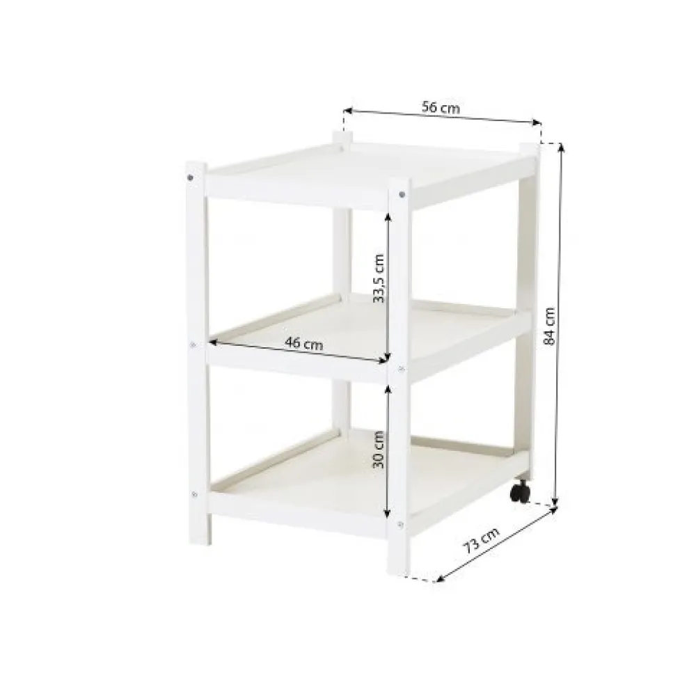 Hoppekids Ida-Marie Puslereol - hvid-Børn Pusleborde|Pusleborde