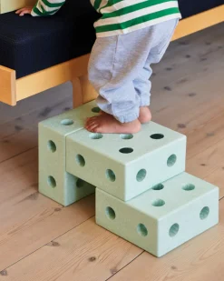 MODU 3-in-1 Baby Walker Ocean Mint / Forest Green- Store Byggesæt|Tumlemøbler
