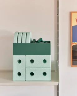 MODU 3-in-1 Baby Walker Ocean Mint / Forest Green- Store Byggesæt|Tumlemøbler