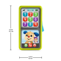 Fisher-Price 2-in-1 Slide to Learn Smartphone Nordics- Legetelefoner & -Tablets