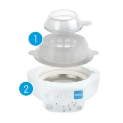 MAM 6in1 sterilisator & flaske varmer- Tilberedning & Rengøring
