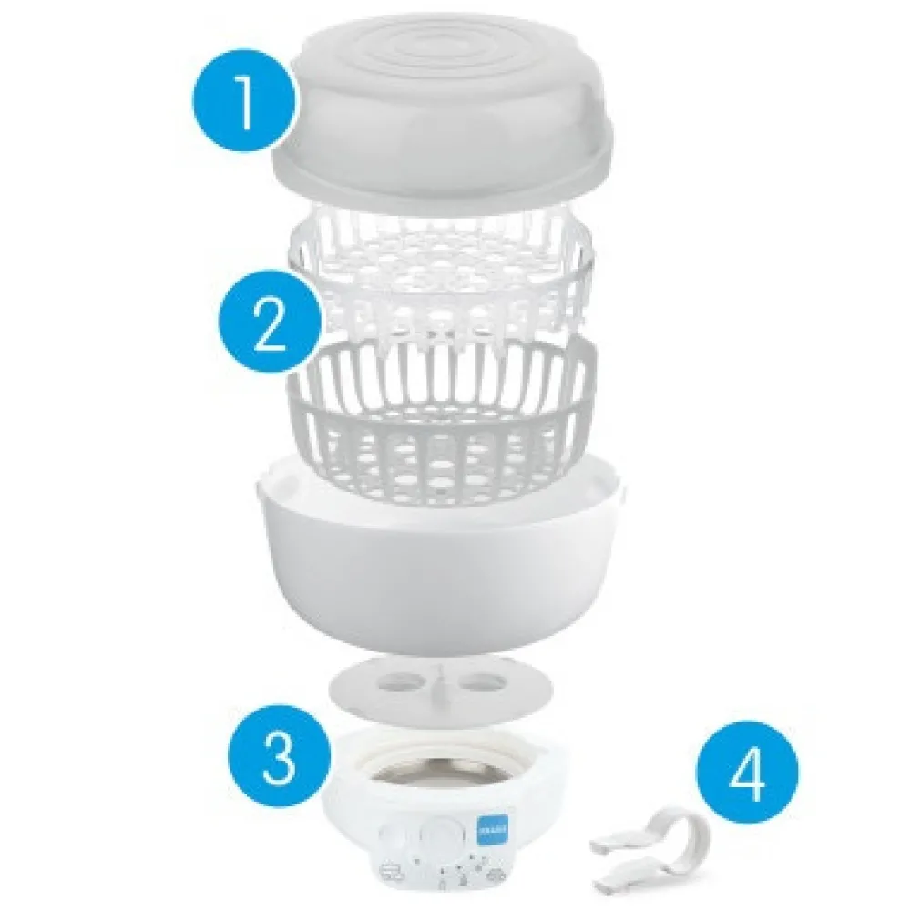 MAM 6in1 sterilisator & flaske varmer- Tilberedning & Rengøring