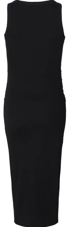 NOPPIES Inaya Rib Kjole - Black- Kjoler/Nederdele