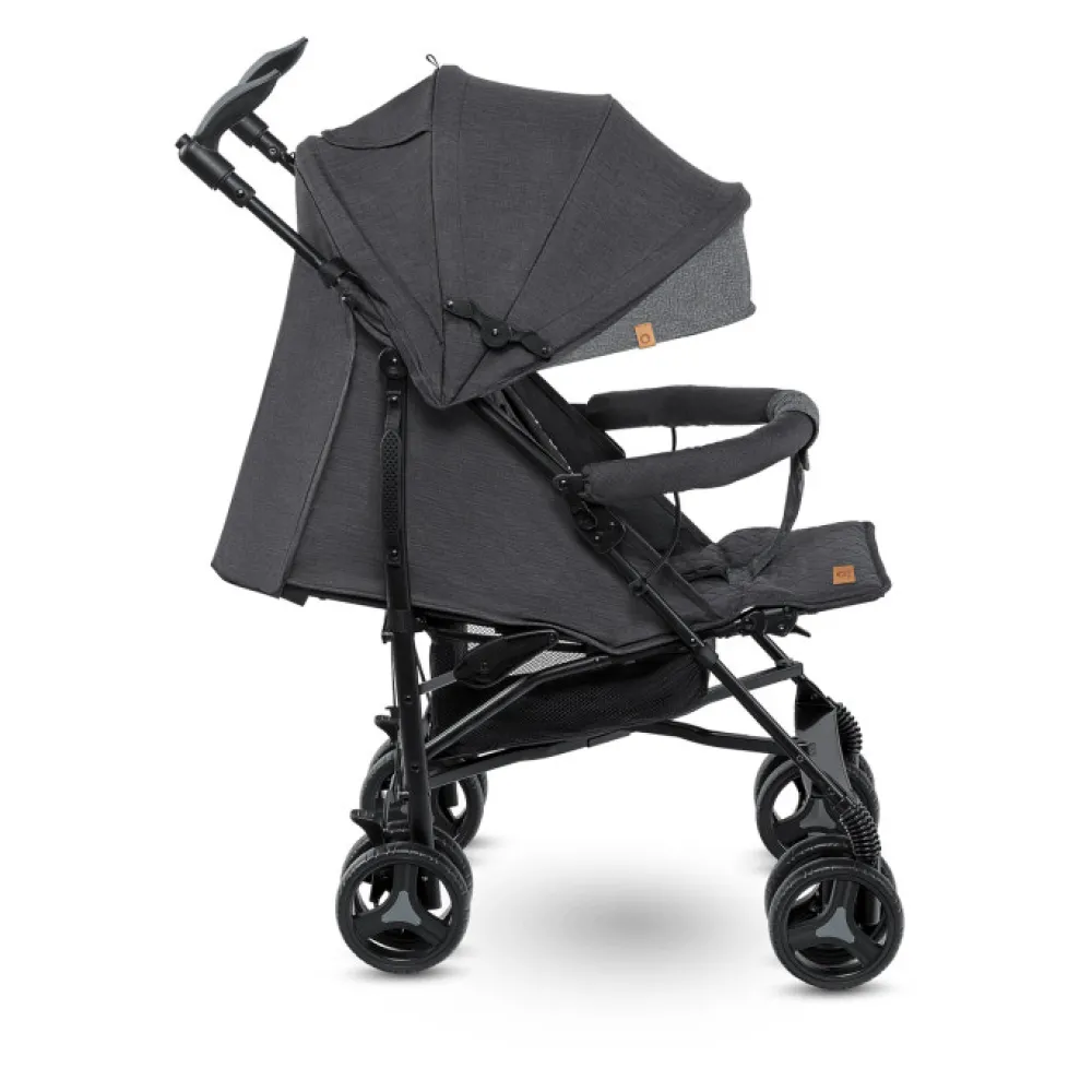 Lionelo Irma klapvogn - black/dark grey- Rejseklapvogne