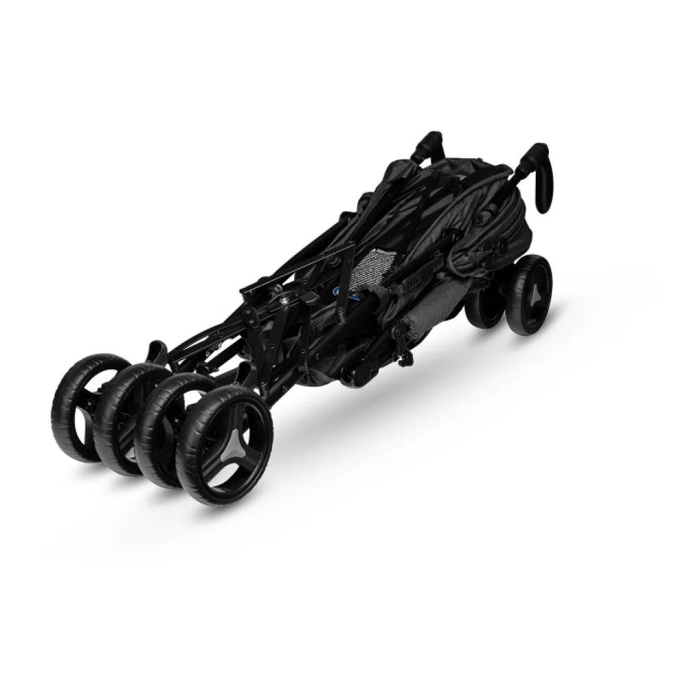 Lionelo Irma klapvogn - black/dark grey- Rejseklapvogne