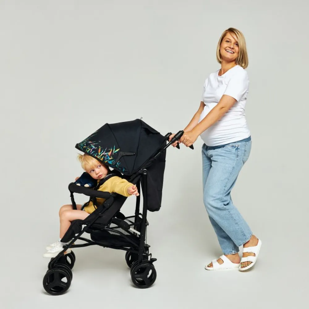 Lionelo Irma klapvogn - black/dark grey- Rejseklapvogne