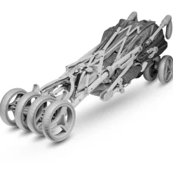 Lionelo Irma klapvogn - grey/dark grey- Rejseklapvogne