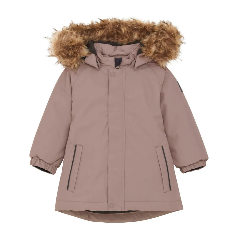 Color Kids Jakke m. Fake Fur - Antler- Vinterjakker & Bukser