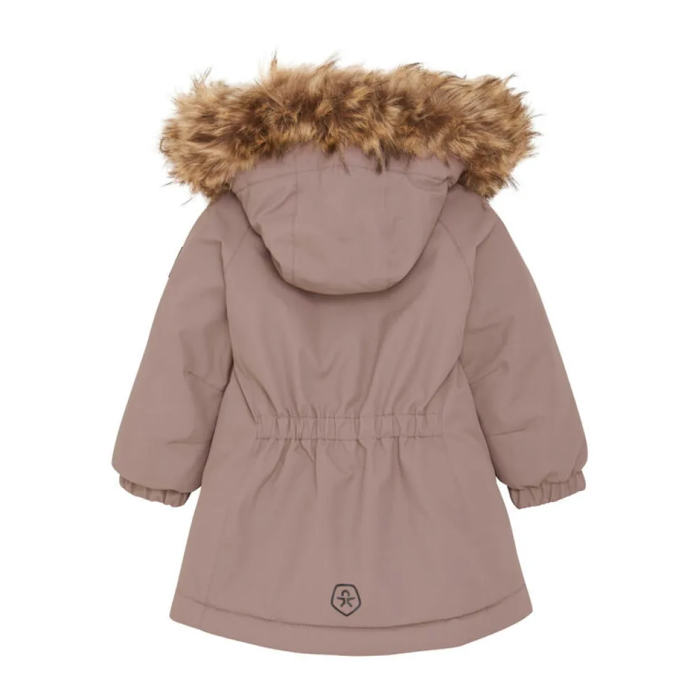 Color Kids Jakke m. Fake Fur - Antler- Vinterjakker & Bukser