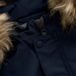 Color Kids Jakke m. Fake Fur - Total Eclipse- Vinterjakker & Bukser