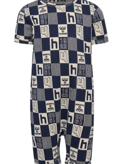 hummel Janus bodysuit ss - BLACK IRIS- Heldragter U. Fod